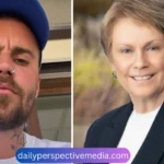 Vicki Hollub and Justin Bieber