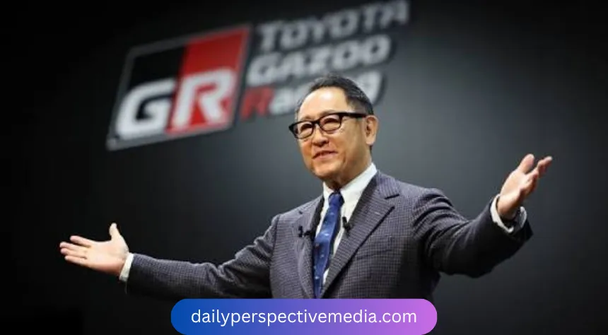 Amy Adams and Akio Toyoda